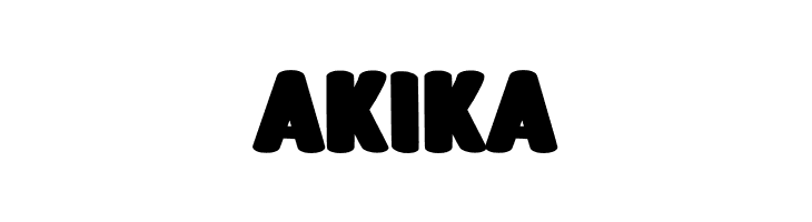 AKIKA  les polices de caractères gratuit tlcharger