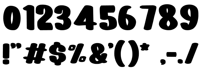AKIKA Font OTHER CHARS