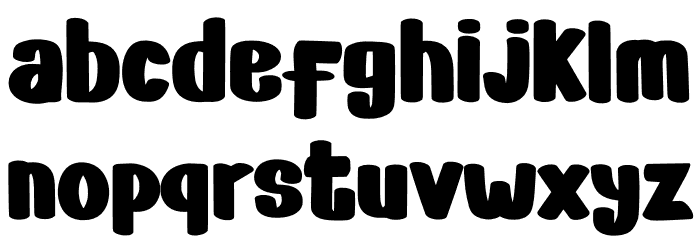 AKIKA Font LOWERCASE