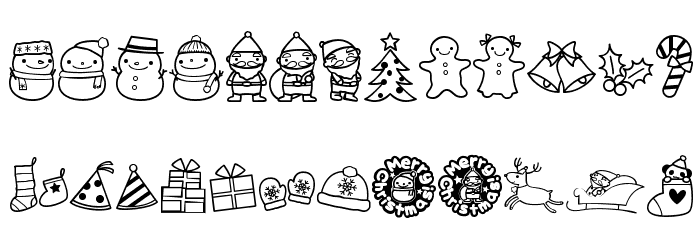 AKWinter Yawns Font LOWERCASE