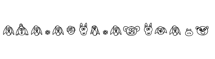 Aka-Acid-Animaux Font