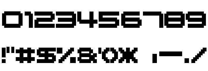 Aka-AcidGR-4B20 Font OTHER CHARS