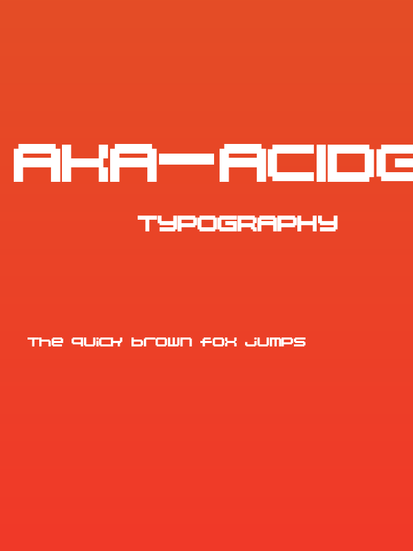 Aka-AcidGR-4B20 Poster