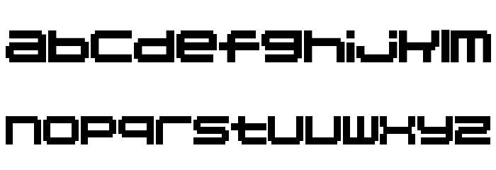 Aka-AcidGR-4B20 Font LOWERCASE