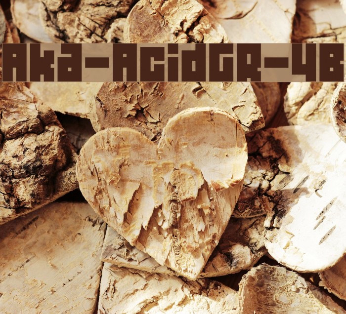 Aka-AcidGR-4B Font examples