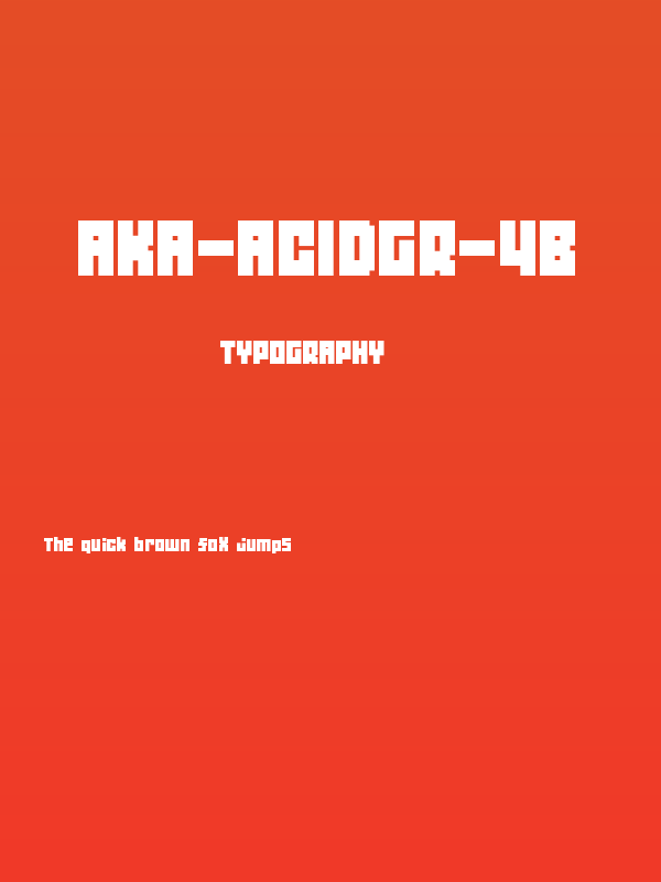 Aka-AcidGR-4B Poster