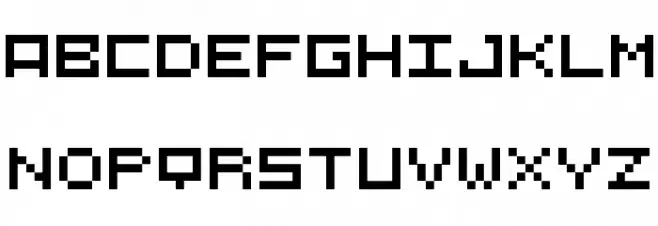 Aka-AcidGR-5X5 Шрифта ВЕРХНИЙ