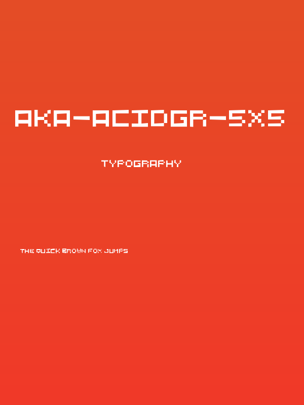 Aka-AcidGR-5X5 Poster