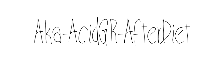 Aka-AcidGR-AfterDiet Font