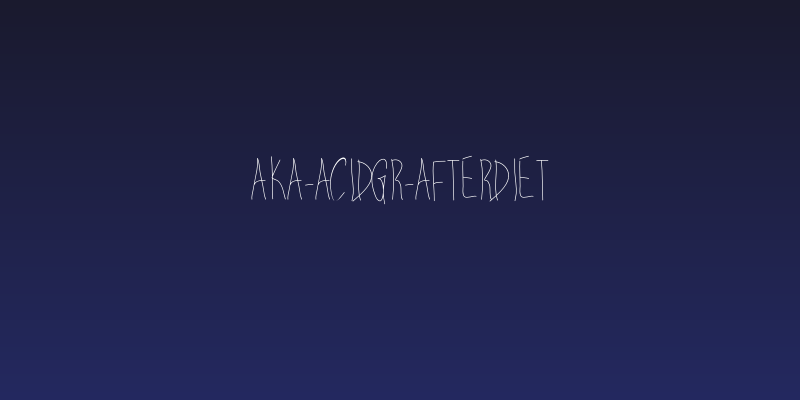 Aka-AcidGR-AfterDiet Social Header