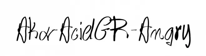 Aka-AcidGR-Angry  Free Fonts Download