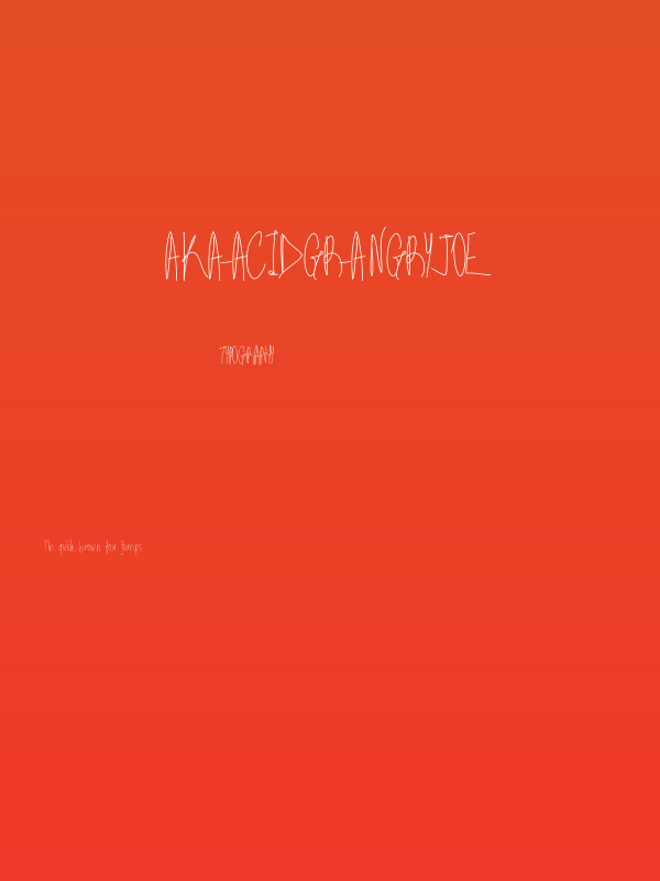 Aka-AcidGR-AngryJoe Poster