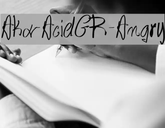 Aka-AcidGR-Angry Font examples
