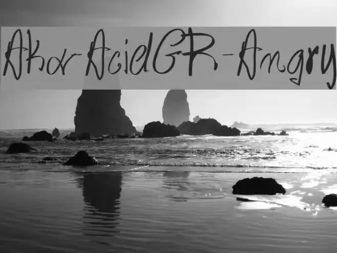 Aka-AcidGR-Angry Font examples