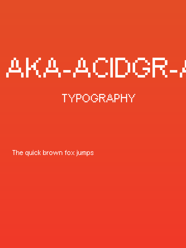 Aka-AcidGR-ArialPixel Poster