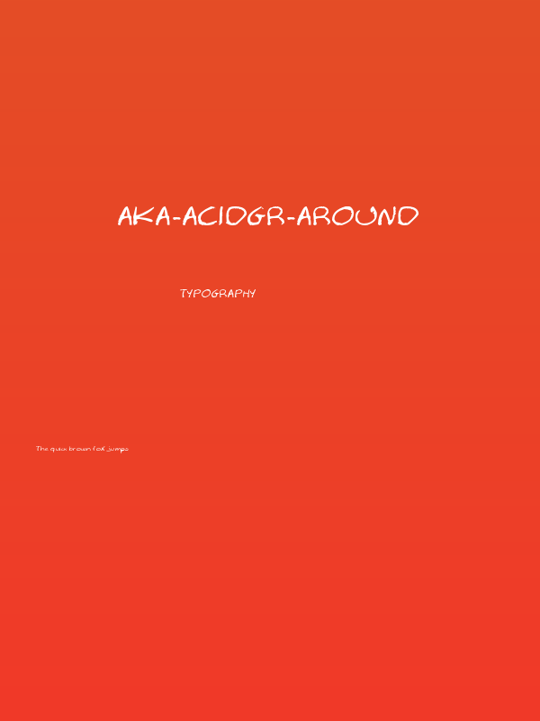 Aka-AcidGR-Around Poster