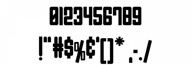 Aka-AcidGR-Atomic Font OTHER CHARS