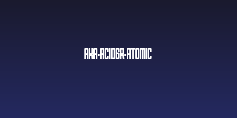 Aka-AcidGR-Atomic Social Header