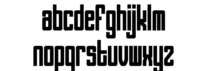 Aka-AcidGR-Atomic Font LOWERCASE