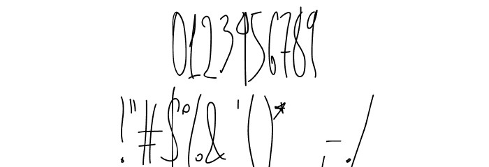 Aka-AcidGR-BadKitty Font OTHER CHARS