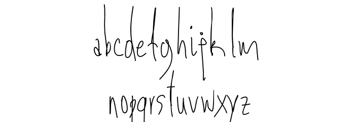 Aka-AcidGR-BadKitty Font LOWERCASE