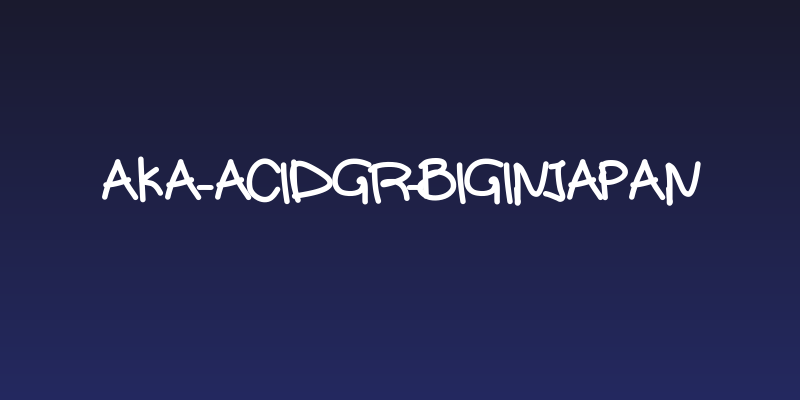 Aka-AcidGR-BigInJapan Social Header