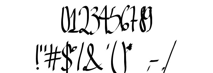 Aka-AcidGR-BriefEncounter Font OTHER CHARS