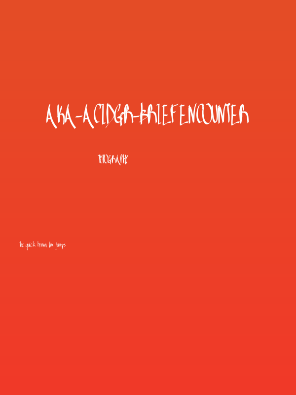 Aka-AcidGR-BriefEncounter Poster