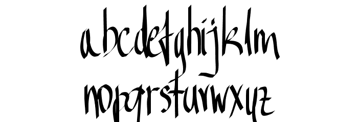 Aka-AcidGR-BriefEncounter Font LOWERCASE