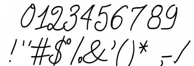 Aka-AcidGR-Calligram Font OTHER CHARS