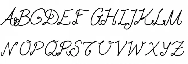 Aka-AcidGR-Calligram Schriftart Groß