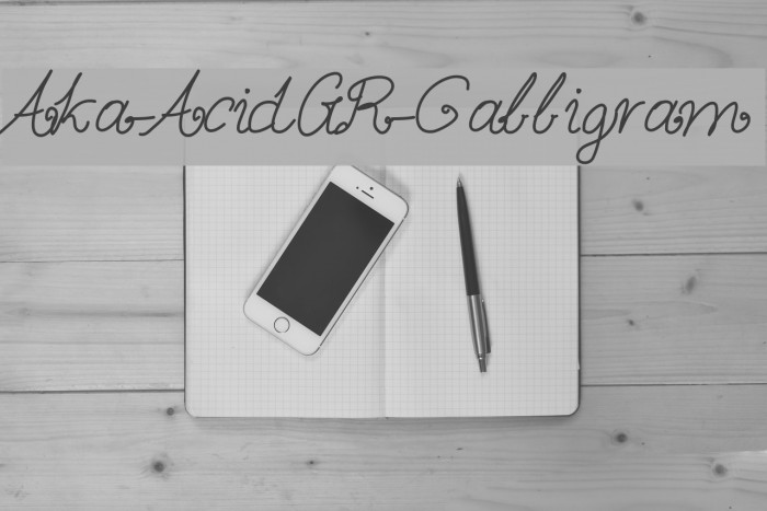 Aka-AcidGR-Calligram Polices examples