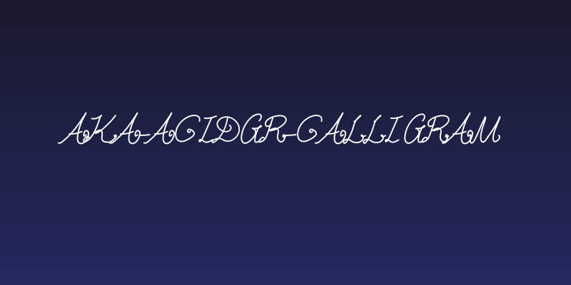 Aka-AcidGR-Calligram Social Header
