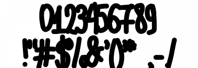 Aka-AcidGR-Chubby Font OTHER CHARS