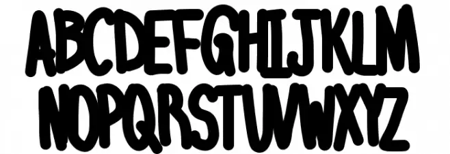 Aka-AcidGR-Chubby Schriftart Groß