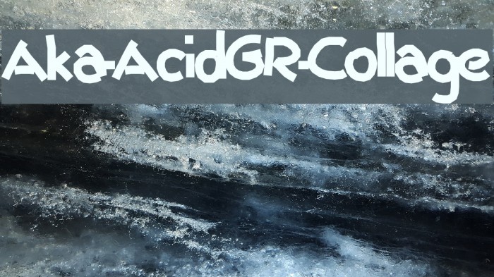Aka-AcidGR-Collage Font examples