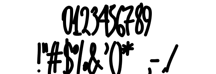 Aka-AcidGR-CompactaScript Font OTHER CHARS