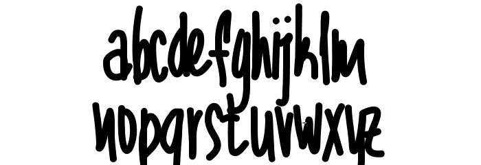 Aka-AcidGR-CompactaScript Font LOWERCASE