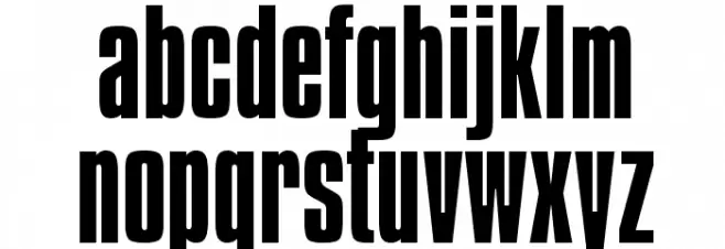 Aka-AcidGR-Compacta 字体 小写