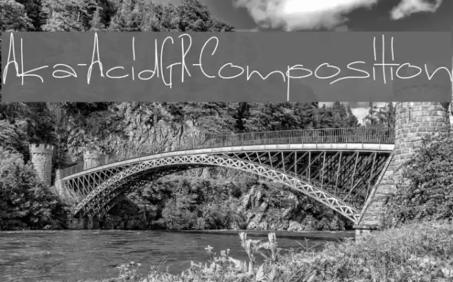Aka-AcidGR-Composition Font examples