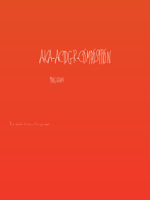 Aka-AcidGR-Composition Poster