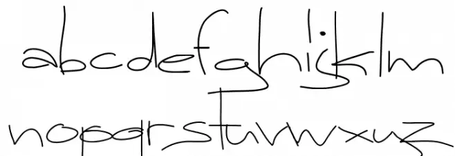Aka-AcidGR-Composition Schriftart Kleinbuchstaben