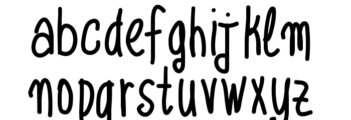 Aka-AcidGR-CondensedScript Font LOWERCASE