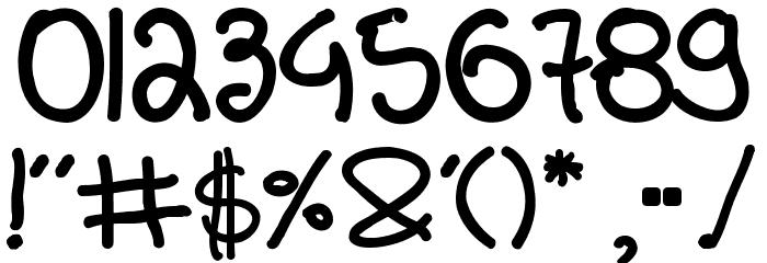 Aka-AcidGR-Cord Font OTHER CHARS