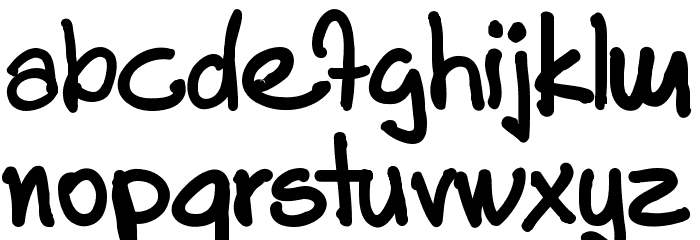 Aka-AcidGR-Cord Font LOWERCASE