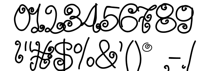 Aka-AcidGR-CurlyEarly Font OTHER CHARS