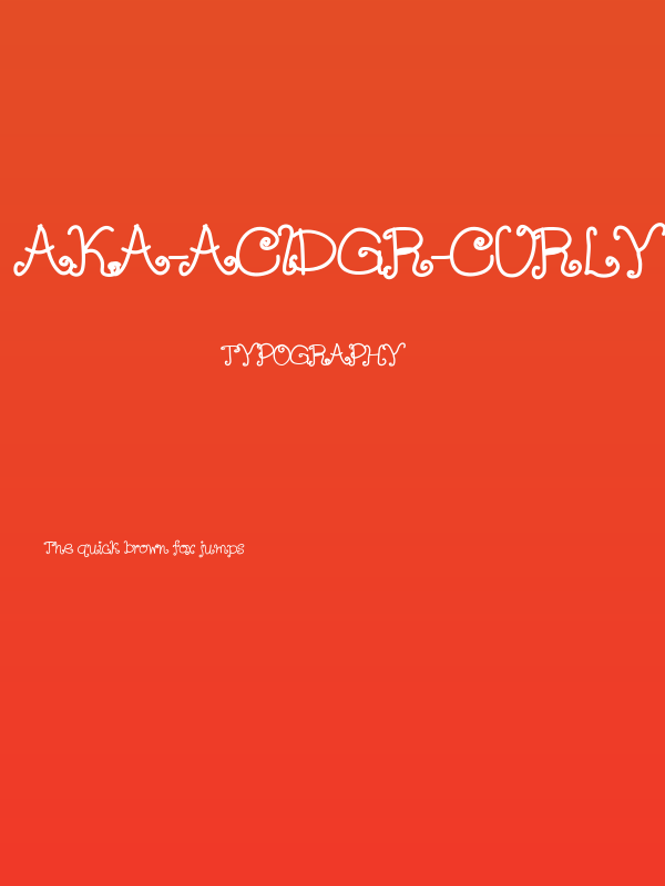 Aka-AcidGR-Curly Poster