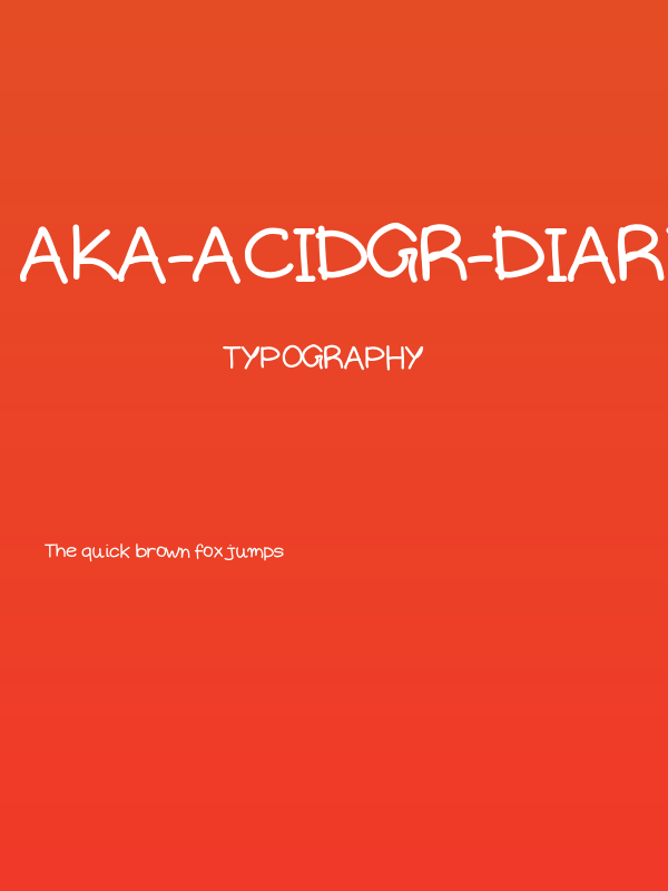 Aka-AcidGR-DiaryGirl Poster