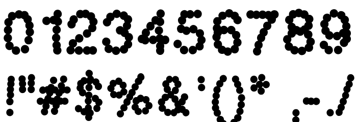 Aka-AcidGR-Dotted Font OTHER CHARS