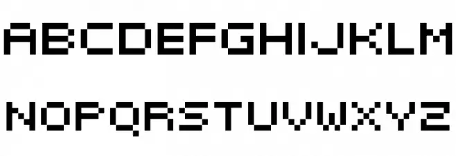 Aka-AcidGR-Elektr フォント 大文字